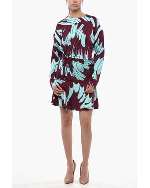 Stella McCartney Maisie Draped Mini Dress - Blue