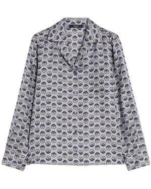 Max Mara Weekend Printed Pyjama Shirt - Grey