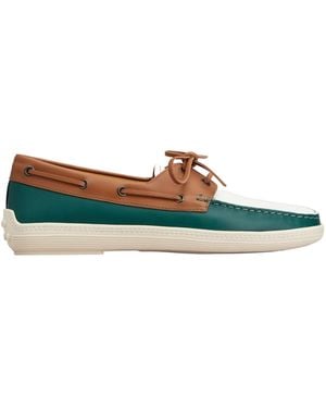 Tod's Round-Toe Loafers - Green