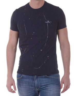 Armani Jeans Logo T-Shirt - Blue
