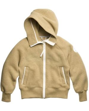 Canada Goose Zip-Up Hooded Hoodie - Natural
