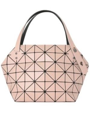 Issey Miyake Boston Geometric Panelled Tote Bag - Pink