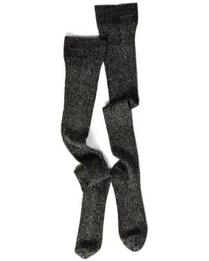 Miu Miu Lam Viscose Socks - Black