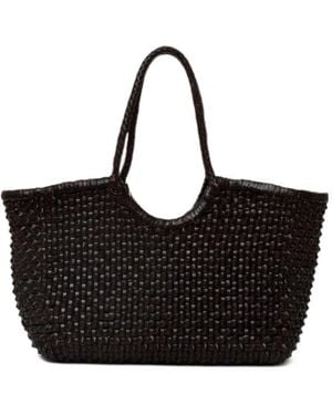 Dragon Diffusion Double-Handle Handbag - Black