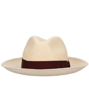 Borsalino Amedeo Straw Panama Hat - White