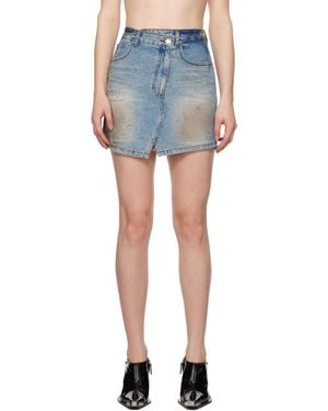Juun.J Denim Skirt - Blue