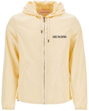 Valentino Zip-Up Drawstring Jacket - Metallic