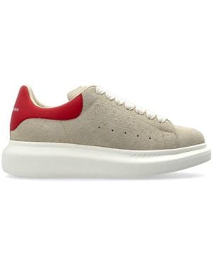 McQueen Oversized Lace-Up Trainers - Grey