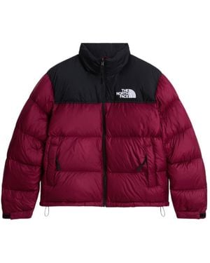 The North Face Logo Puffer Down Jacket - Red