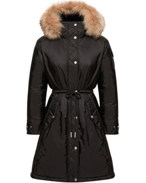 Moncler Moustique Hooded Down Jacket - Black