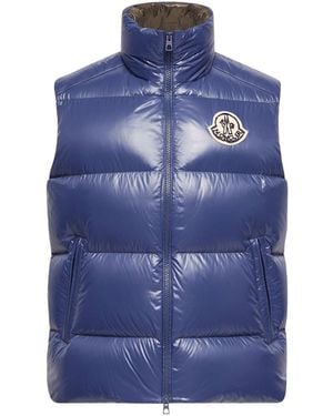 Moncler Belice Down Gilet - Blue