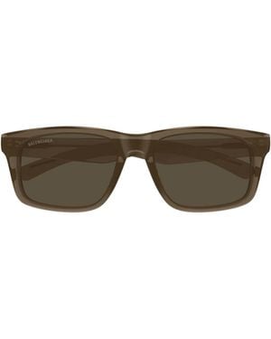Balenciaga Eyewear Rectangular Frame Sunglasses - Multicolour