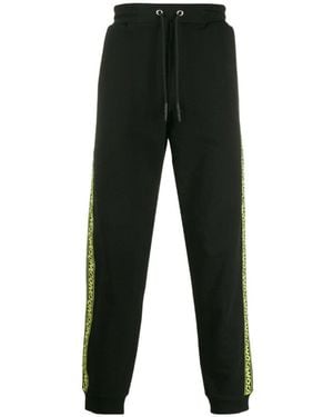 McQ Logo Side Striped Joggers - Black