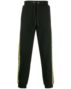 McQ Logo Side Striped Sweatpants - Black