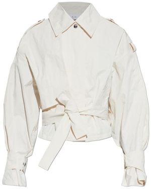 IRO Long-Sleeved Casual Jacket - White