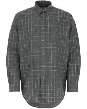 KENZO Embroidered-Logo Shirt - Grey