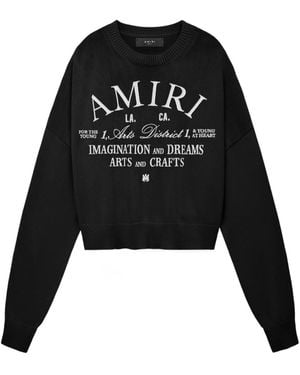 Amiri Round Neck Jumper - Black