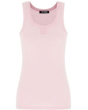 Raf Simons Logo Patch Tank Top - Pink