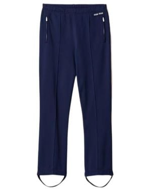 Miu Miu Technical Fabric Pants - Blue