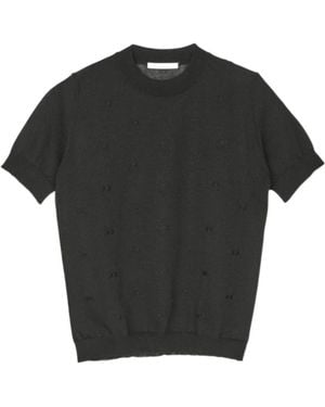 Cecilie Bahnsen Short-Sleeved Top - Black