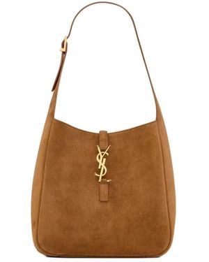 Saint Laurent Le 5 À 7 Small Shoulder Bag - Brown