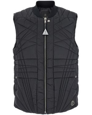 Moncler Moncler Rick Owens Megapenta Flight Vest - Blue
