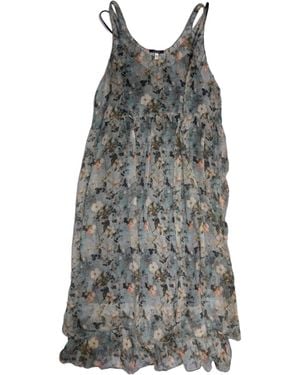 R13 Gathered Tank Dress - Gray