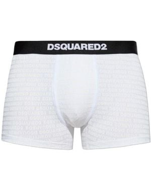 DSquared² Logo Briefs - White