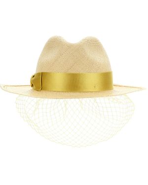 Borsalino Panama Quito Straw Hat - Yellow