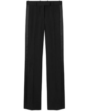 Versace Pleat Tailored Trousers - Black