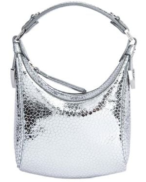 BY FAR Logo Shoulder Bag - White