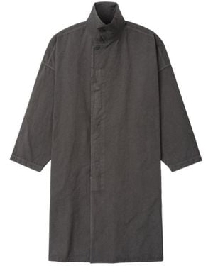 Fear Of God Garment-Dyed Cropped Sleeve Car Coat - Grey
