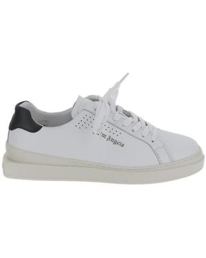 Palm Angels Palm Two Logo Printed Trainers - Grey