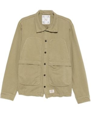 RANRA Casual Shirt-Style Jacket - Natural