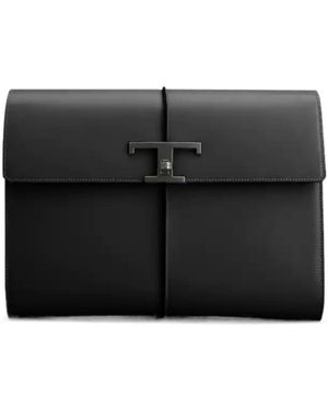 Tod's Logo Briefcase - Black
