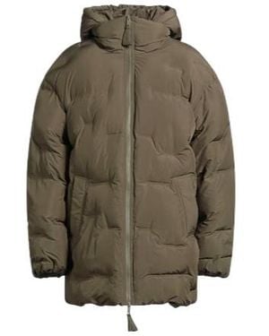 Ganni Hooded Down Jacket - Green