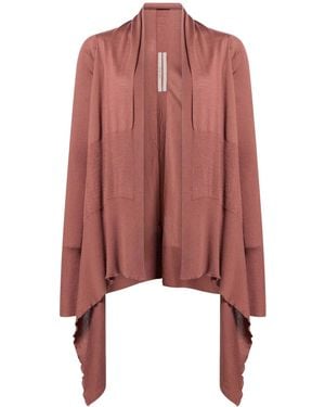 Rick Owens Lightweight Knit Cardigans - Red