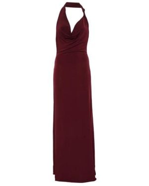 Aniye By Norah Halterneck Maxi Dress - Purple