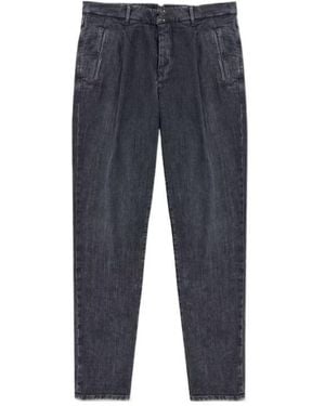 Incotex Pleated Jeans - Blue