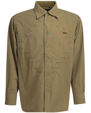 Kapital 'Thunderbird Husky' Casual Shirt - Green