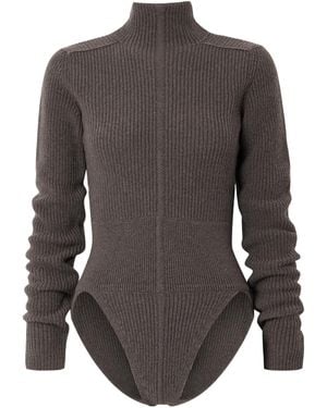 Rick Owens Long-Sleeved Jumpsuit - Grey