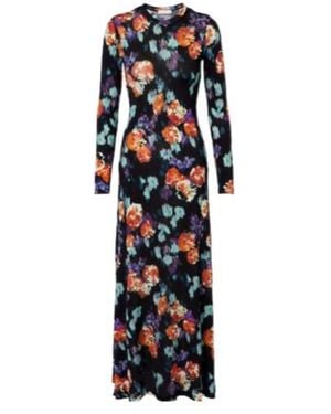 Ulla Johnson Amari Printed Jersey Maxi Dress - Blue