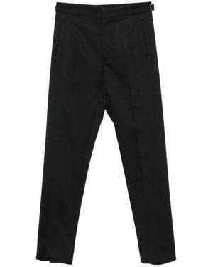 Vivienne Westwood Pleated Tuxedo Trousers - Black