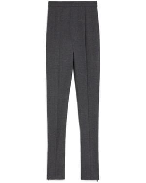 Jil Sander Stretch High-Waisted Leggings - Grey