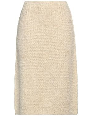 Maison Margiela Elasticised Waist Pencil Skirt - Natural