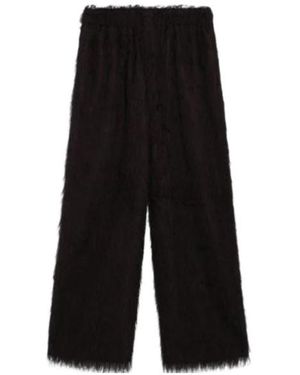 Frankie Shop Fringed Trousers - Black