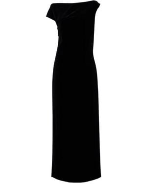 Rohe Long Velvet Gown - Black