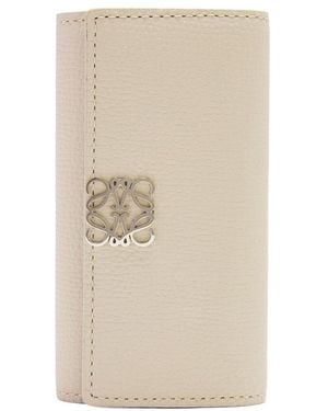 Loewe Anagram Key Case - Natural