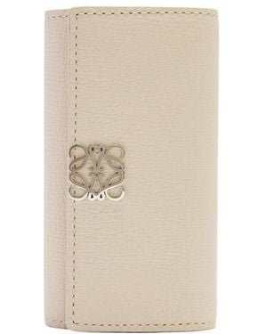 Loewe Anagram Key Case - Natural