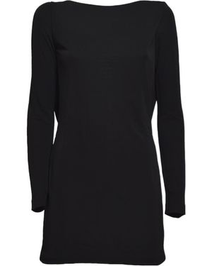 DSquared² Embellished Logo Pearl Dress - Black